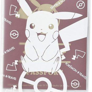 Pokemon Pikachu GW-P513-004 Passport Cover Translucent Travel Case Holder